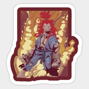 the raging demon Sticker